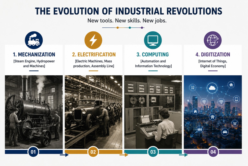 Evolution in Indurstial Revolution